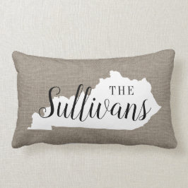 Almofada Lombar Travesseiro decorativo de Estado do Monograma da F