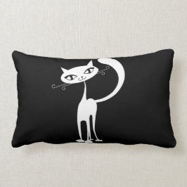 Almofada Lombar Travesseiro decorativo de gato amigável