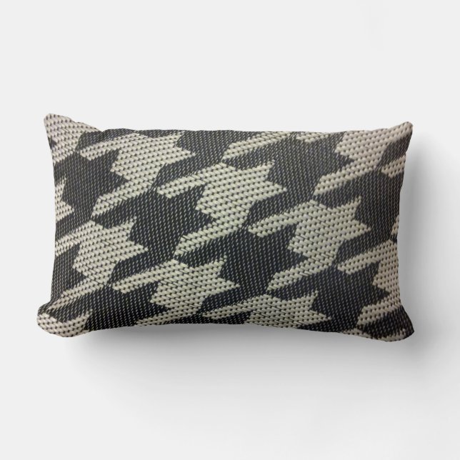 Almofada Lombar Travesseiro decorativo de Houndstooth (Frente)