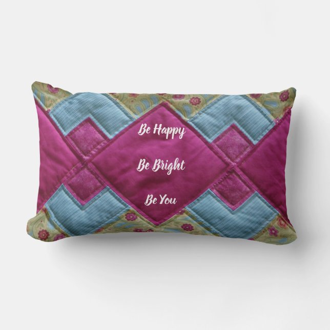 Almofada Lombar Travesseiro decorativo de inclinação brilhante (Frente)