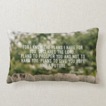 Travesseiro decorativo de Jeremiah 29