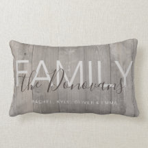 Travesseiro decorativo de madeira rústico da