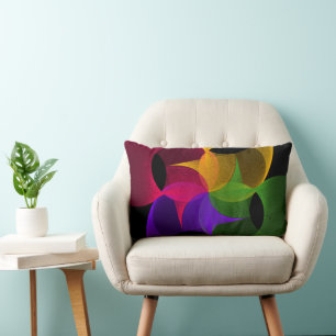 Almofada Lombar Travesseiro decorativo de Mistura Geográfica Citru