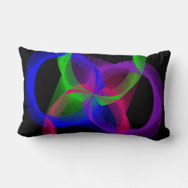 Almofada Lombar Travesseiro decorativo de Mistura Geométrica Color