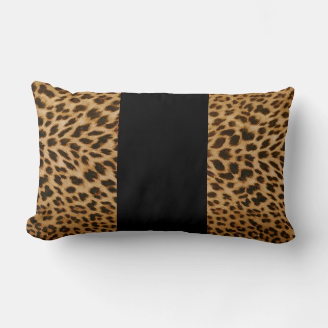 Almofada Lombar Travesseiro decorativo de padrão-leopardo (Frente)