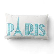 Travesseiro decorativo de Paris