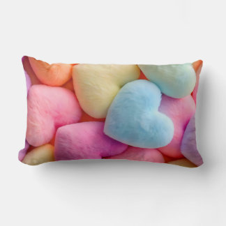 Almofada Lombar Travesseiro decorativo de Pastel Plush Hearts