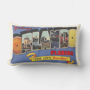 Almofada Lombar Travesseiro decorativo de Saudação do Cartão Posta