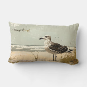 Almofada Lombar Travesseiro decorativo de Seagull do Connecticut