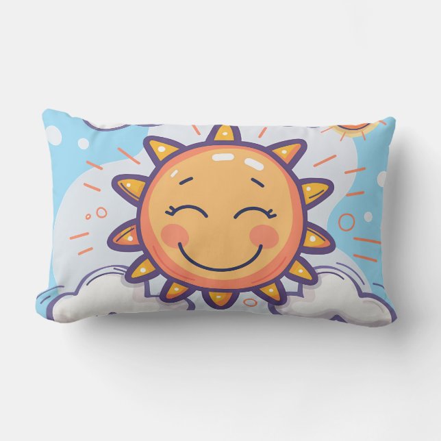Almofada Lombar Travesseiro decorativo De Sorrisos Sunny - Aproxim (Frente)