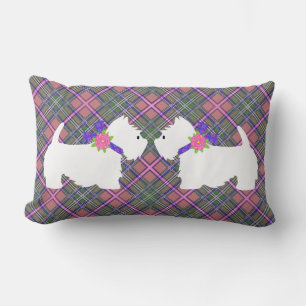 Almofada Lombar Travesseiro decorativo de Terrier West Highland