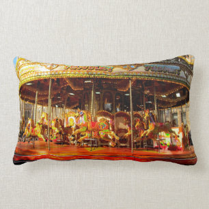 Almofada Lombar Travesseiro decorativo do carrossel do cavalo do