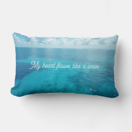 Almofada Lombar Travesseiro decorativo do mar