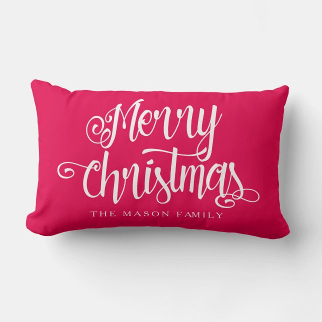 Almofada Lombar Travesseiro decorativo do Natal (Frente)