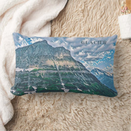Almofada Lombar Travesseiro decorativo do Parque Nacional Glacier