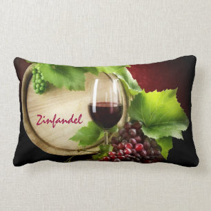 Almofada Lombar Travesseiro decorativo do vinho de Zinfandel