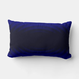 Almofada Lombar Travesseiro decorativo espiral azul escuro