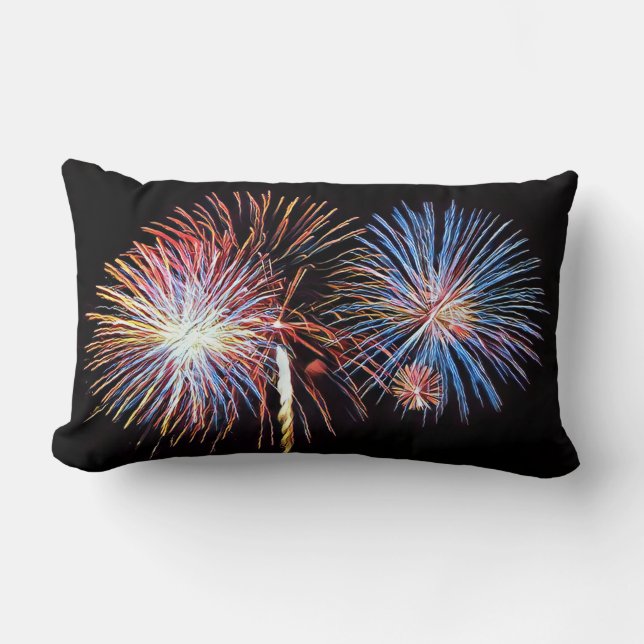 Almofada Lombar Travesseiro decorativo Fireworks (Frente)