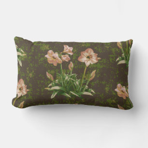 Almofada Lombar Travesseiro decorativo Floral de Orange Amaryllis