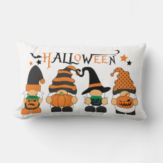 Almofada Lombar Travesseiro decorativo Gnomo do Halloween