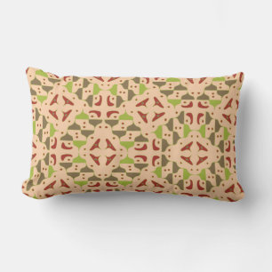 Almofada Lombar Travesseiro decorativo Gráfico Moderno Retro Boho