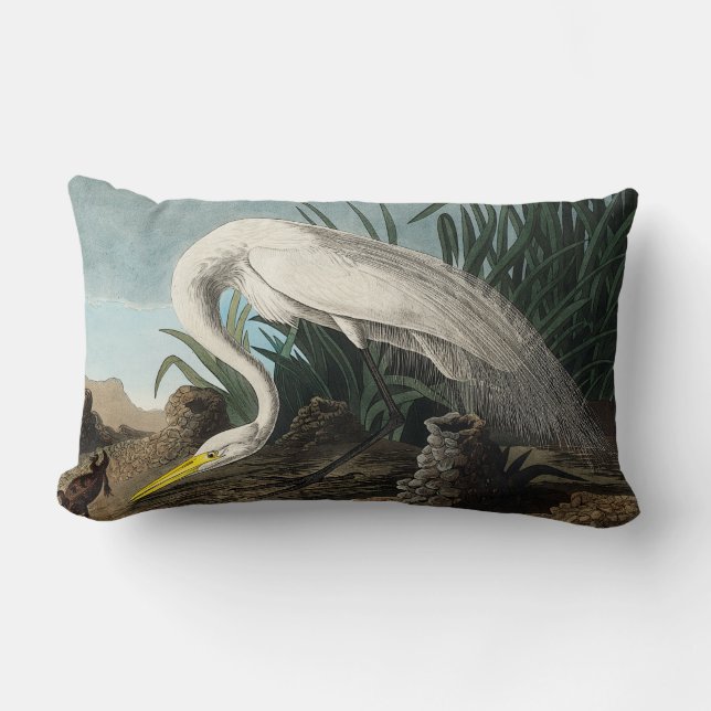 Almofada Lombar Travesseiro decorativo Heron Cushion posterizado (Frente)