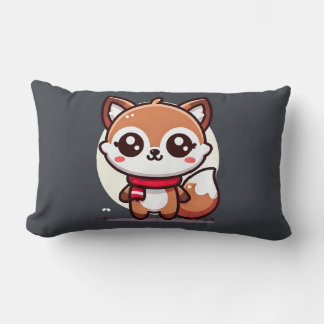 Almofada Lombar Travesseiro decorativo - Kawaii Fox