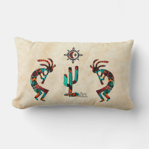 Almofada Lombar Travesseiro decorativo Kokopelli Sudoeste