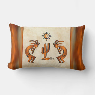 Almofada Lombar Travesseiro decorativo Kokopelli Sudoeste