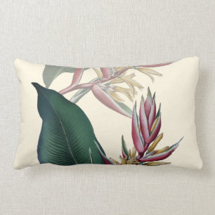 Almofada Lombar Travesseiro decorativo lombar botânico tropical d