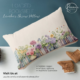 Almofada Lombar Travesseiro decorativo lombar da estante carregada