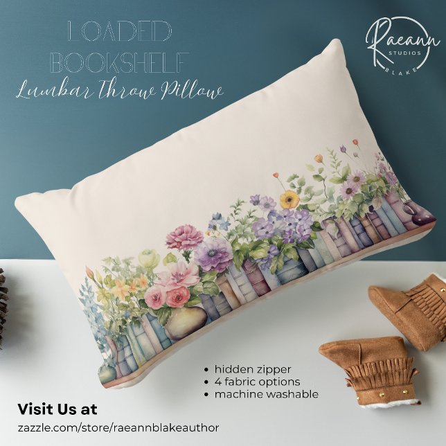 Almofada Lombar Travesseiro decorativo lombar da estante carregada (Criador carregado)
