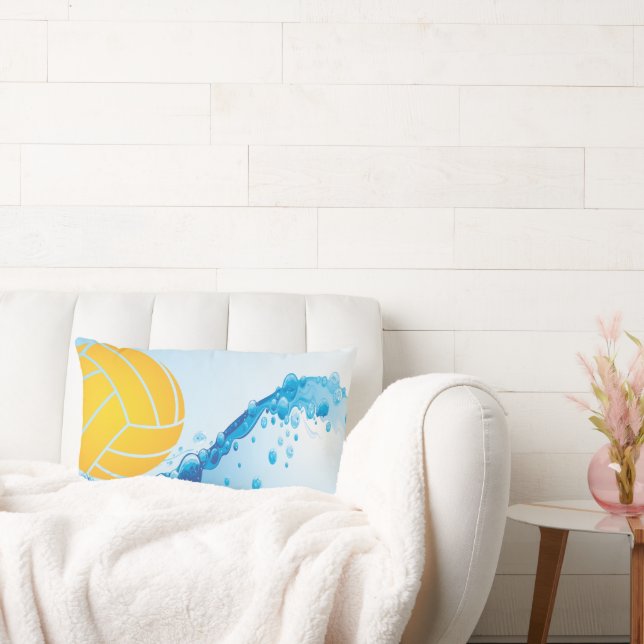 Almofada Lombar Travesseiro decorativo lombar do Polo Água (Sofá)