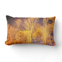 Travesseiro decorativo lombar reversível