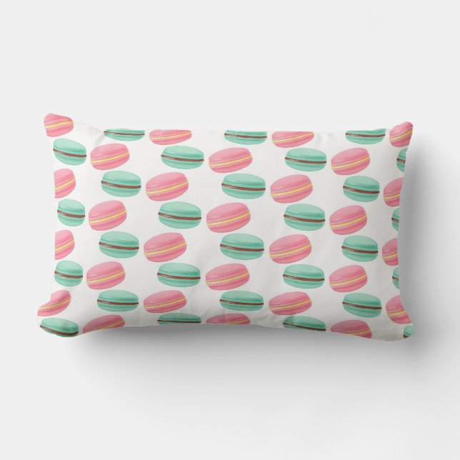 Almofada Lombar Travesseiro Decorativo-Macarons (Frente)