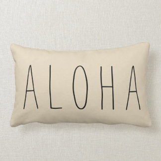 Almofada Lombar Travesseiro decorativo moderno de Brown Aloha