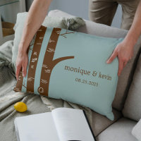 Travesseiro decorativo Personalizado de Árvores de