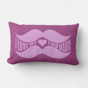 Almofada Lombar Travesseiro decorativo personalizado Pink Mustache