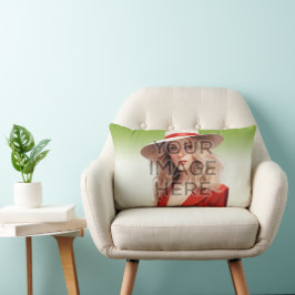 Almofada Lombar Travesseiro decorativo Retangular Personalizado