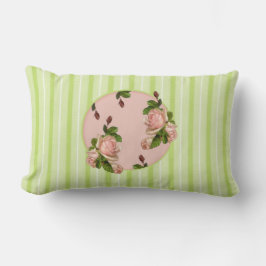 Almofada Lombar Travesseiro decorativo Rosa de algodão