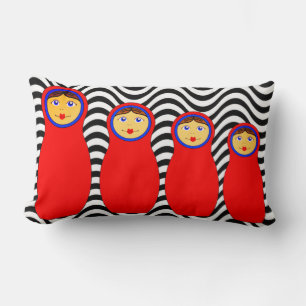 Almofada Lombar Travesseiro decorativo Russo de Bonecas Aninhadas