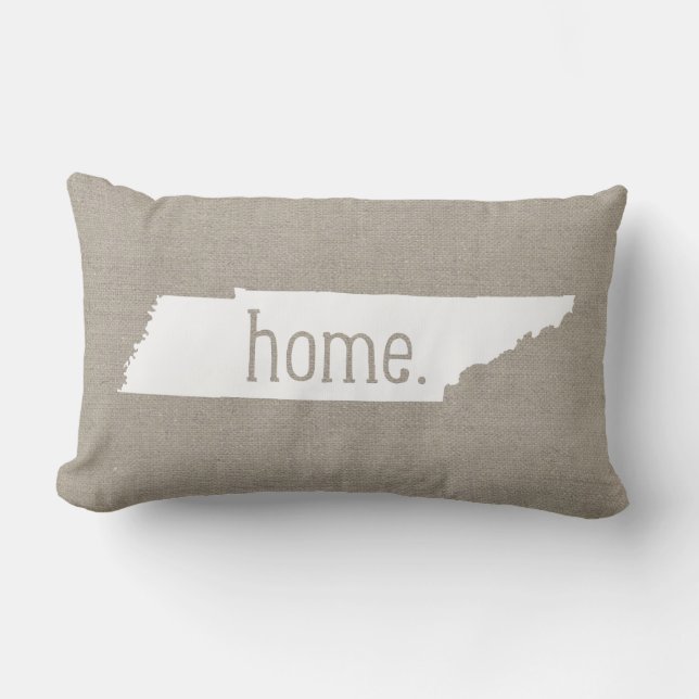 Almofada Lombar Travesseiro decorativo Rustic Tennessee Home State (Frente)