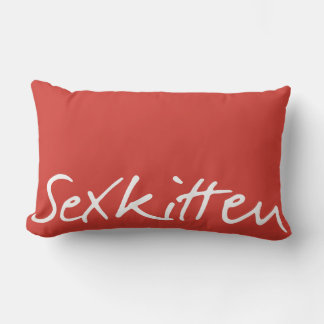 Almofada Lombar Travesseiro decorativo Sex Kitten