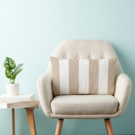 Almofada Lombar Travesseiro decorativo Simples de Bandeiras Beige 