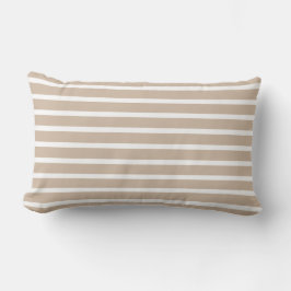 Almofada Lombar Travesseiro decorativo Simples de Stripes de bege 