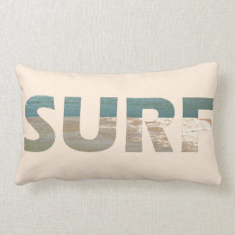 Almofada Lombar Travesseiro decorativo Surf Beach Waves