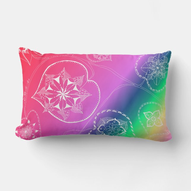 Almofada Lombar Travesseiro decorativo Throat Chakra (Frente)