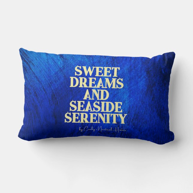 Almofada Lombar Travesseiro decorativo Twin Marlin (Verso)