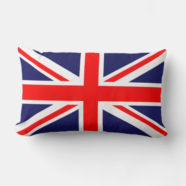 Almofada Lombar Travesseiro decorativo Union Jack (Frente)