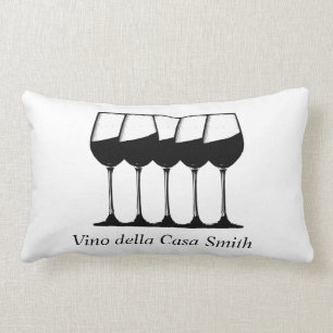 Almofada Lombar Travesseiro decorativo Vino Della Casa